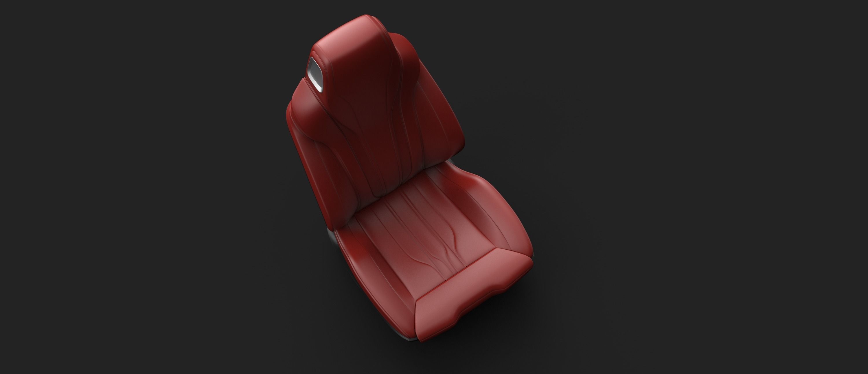 car seat 3D model_4
