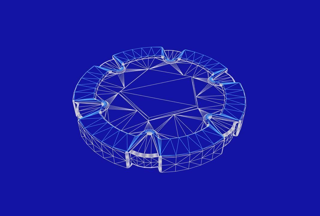 Set of 3D printable poker chips 3D print model_7