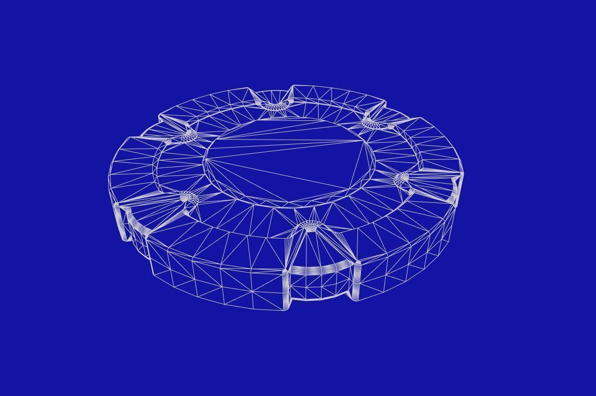 Set of 3D printable poker chips 3D print model_6