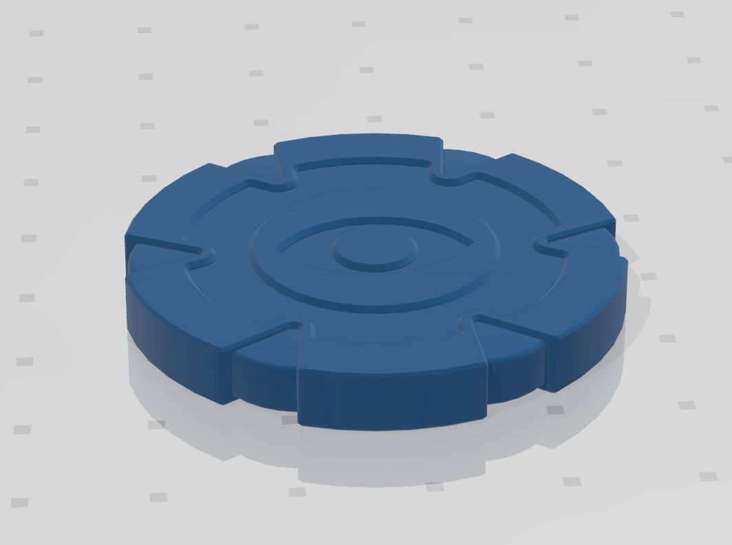 Set of 3D printable poker chips 3D print model_13