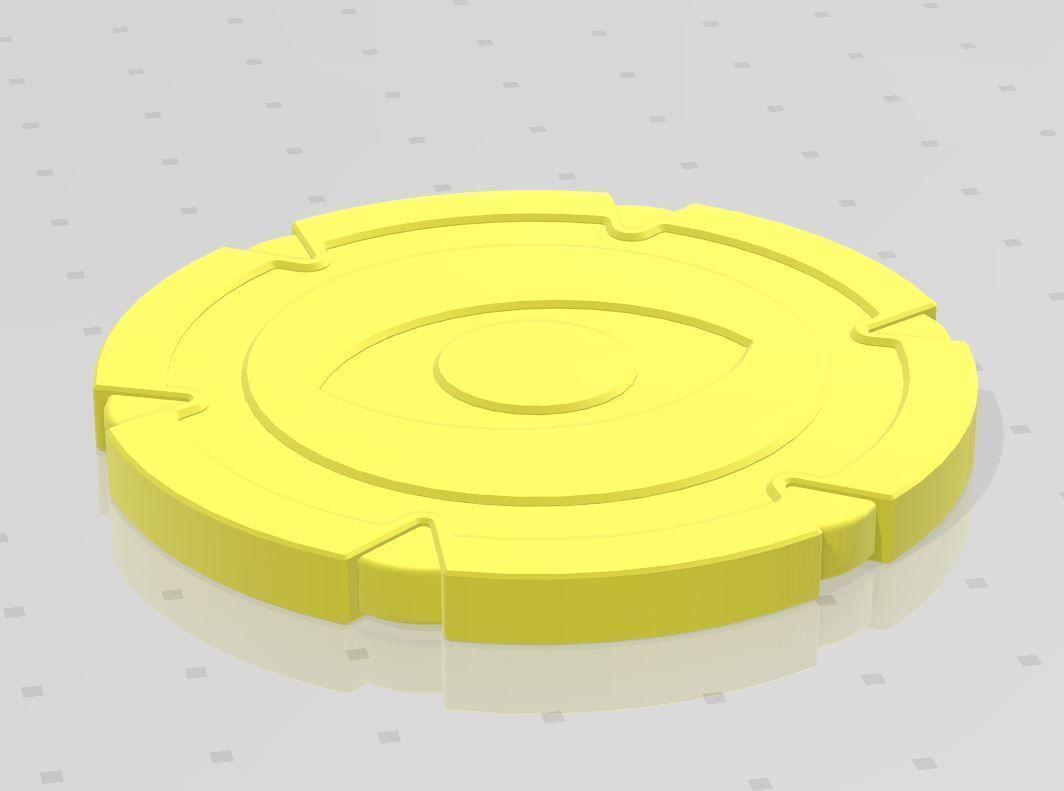 Set of 3D printable poker chips 3D print model_12