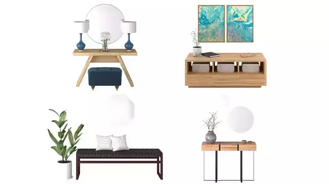 Entry Table Pack A-D - PBR Realtime