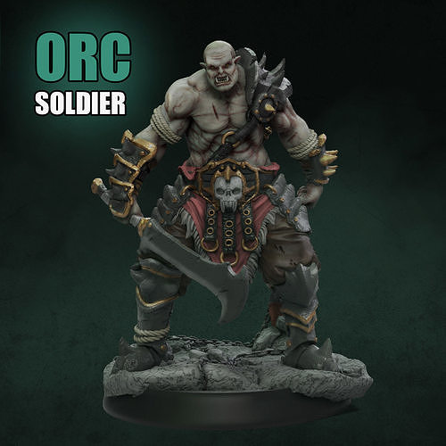 ORC SOLDIER 3D print model