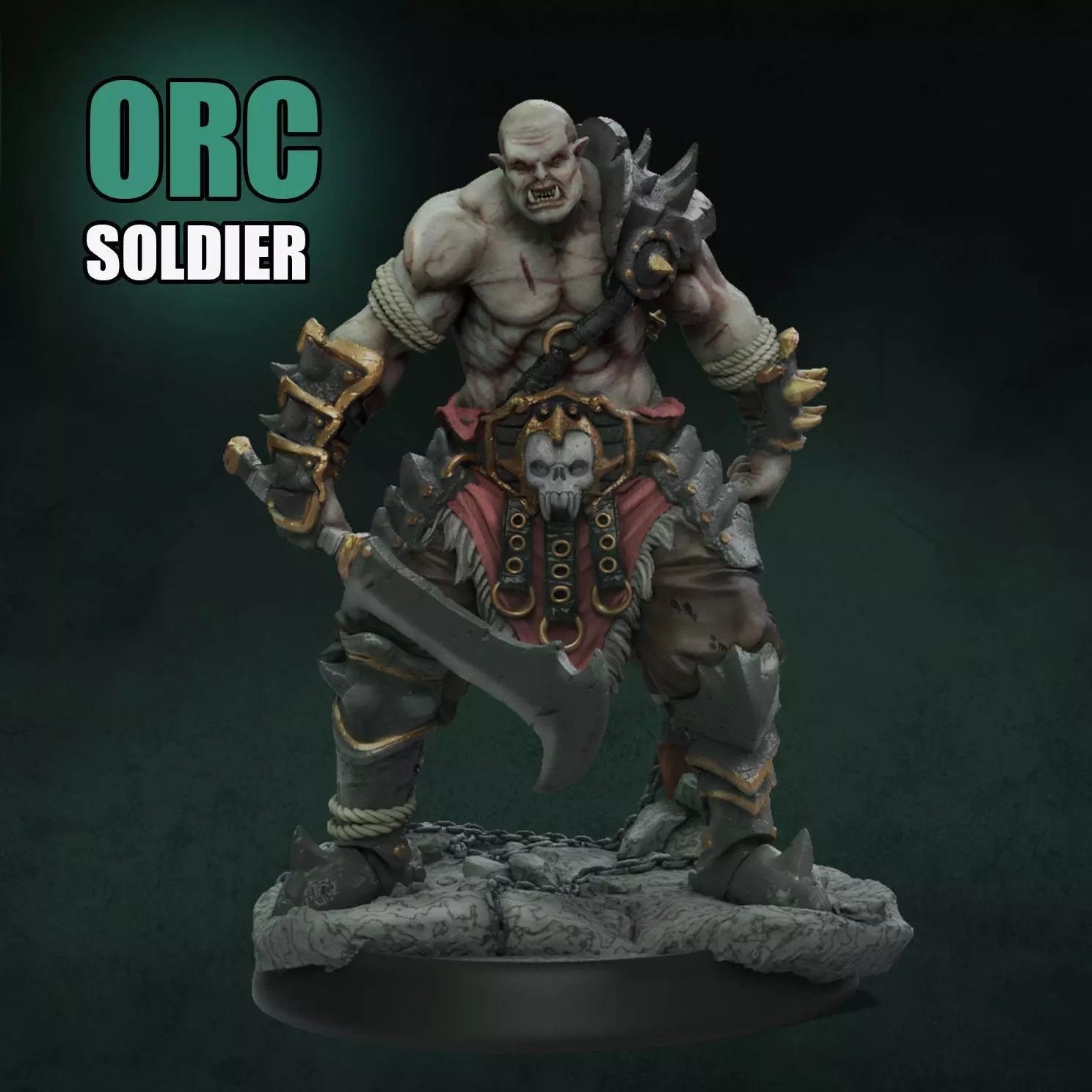 ORC SOLDIER 3D print model_0