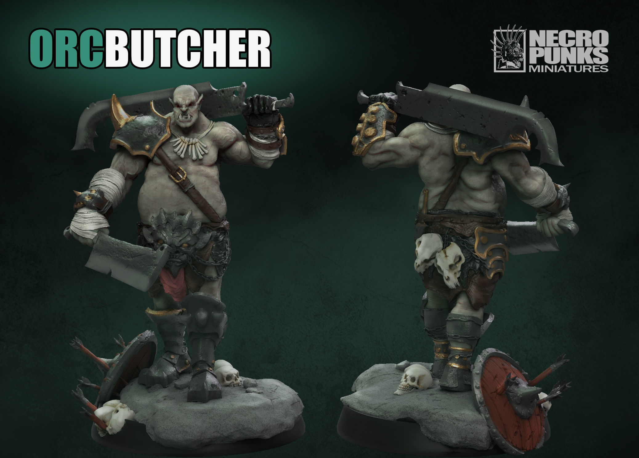 ORC HORDE set 3D print model_7