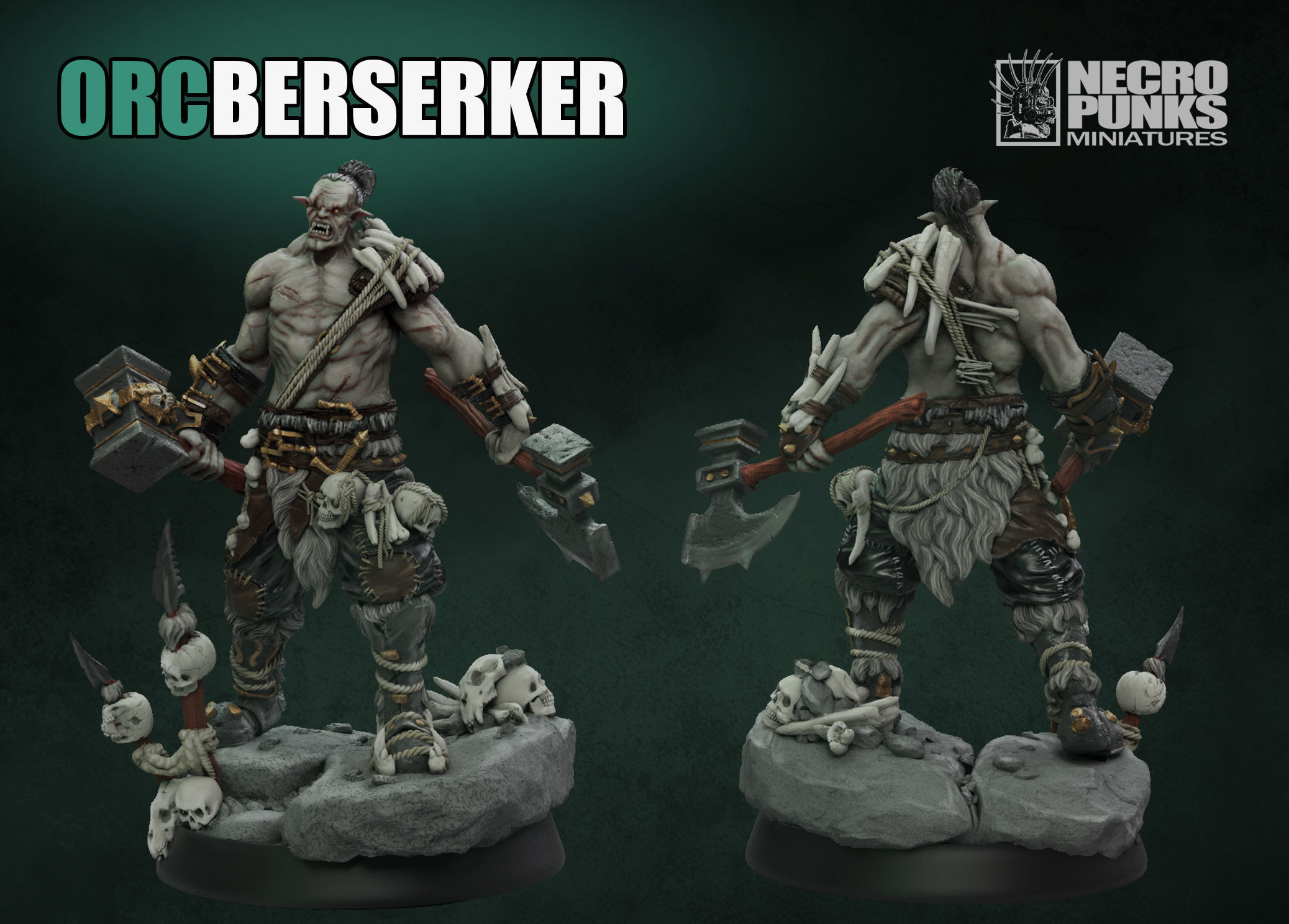 ORC HORDE set 3D print model_5