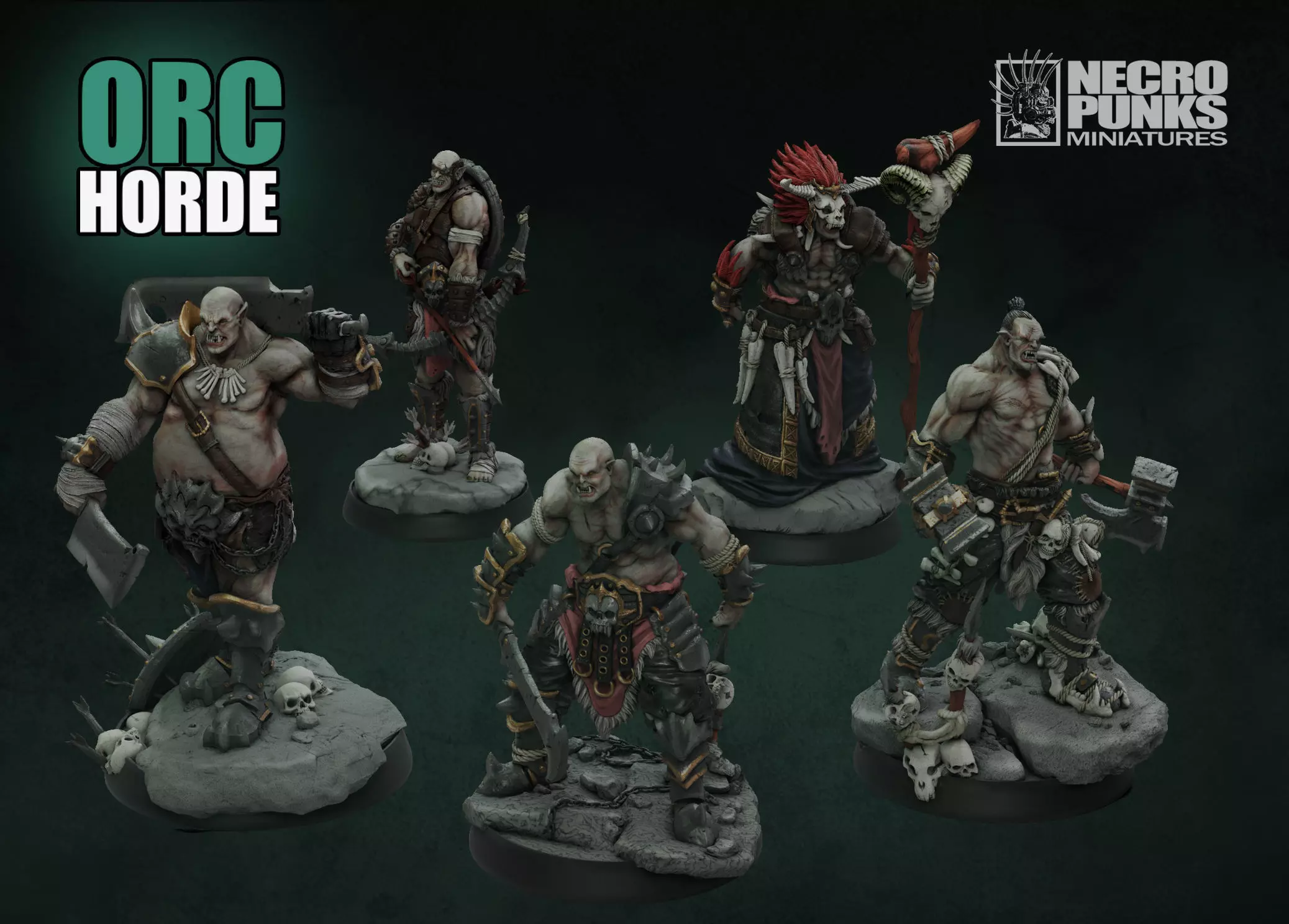 ORC HORDE set 3D print model_0