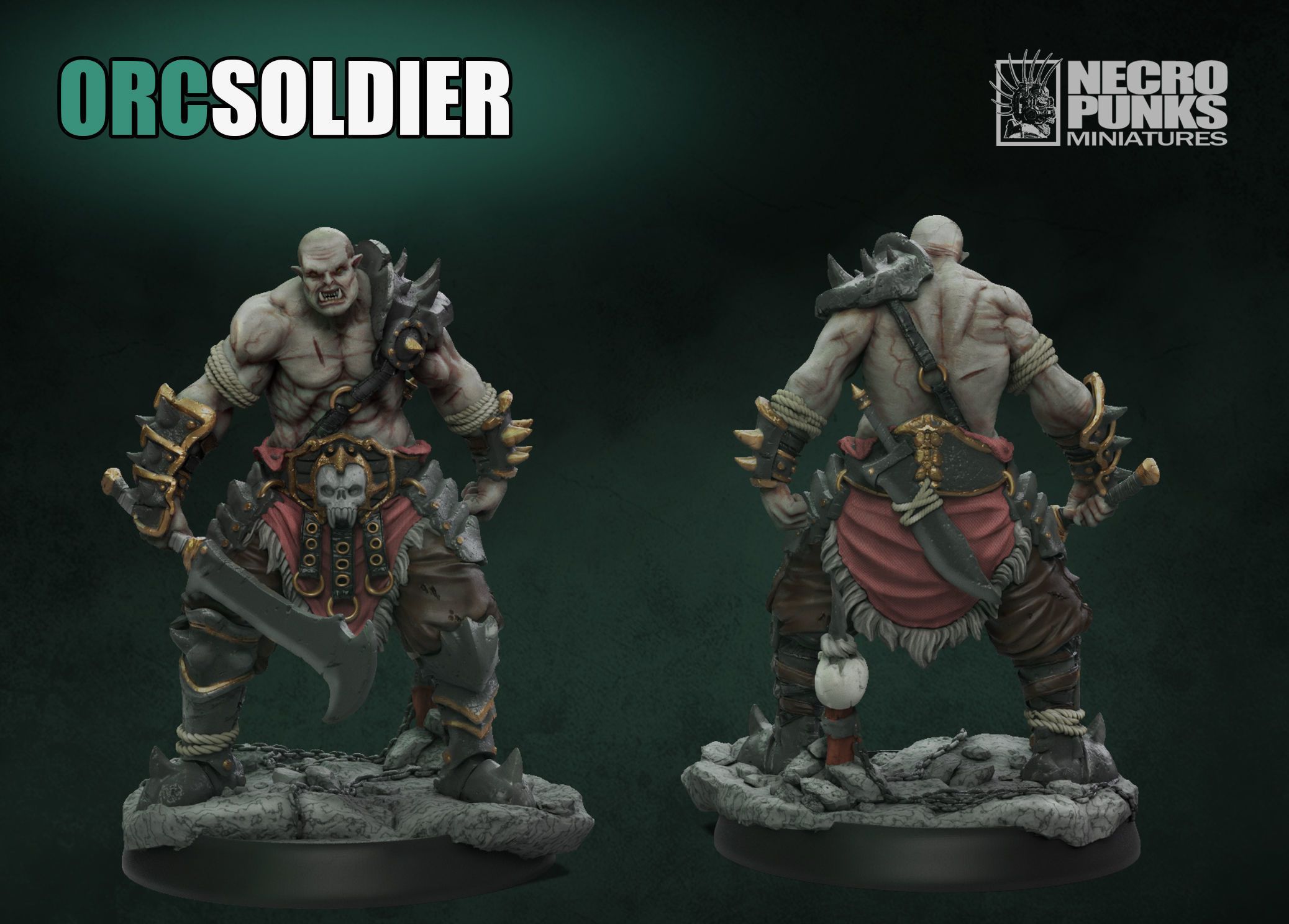 ORC HORDE set 3D print model_11