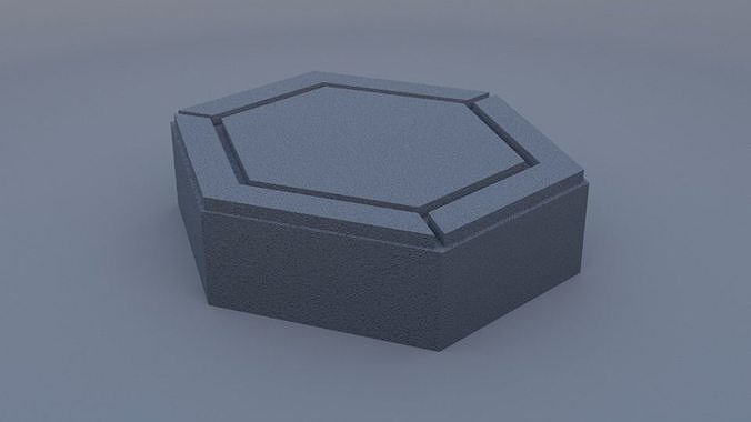 hexagon paving stone mk2 3D print model