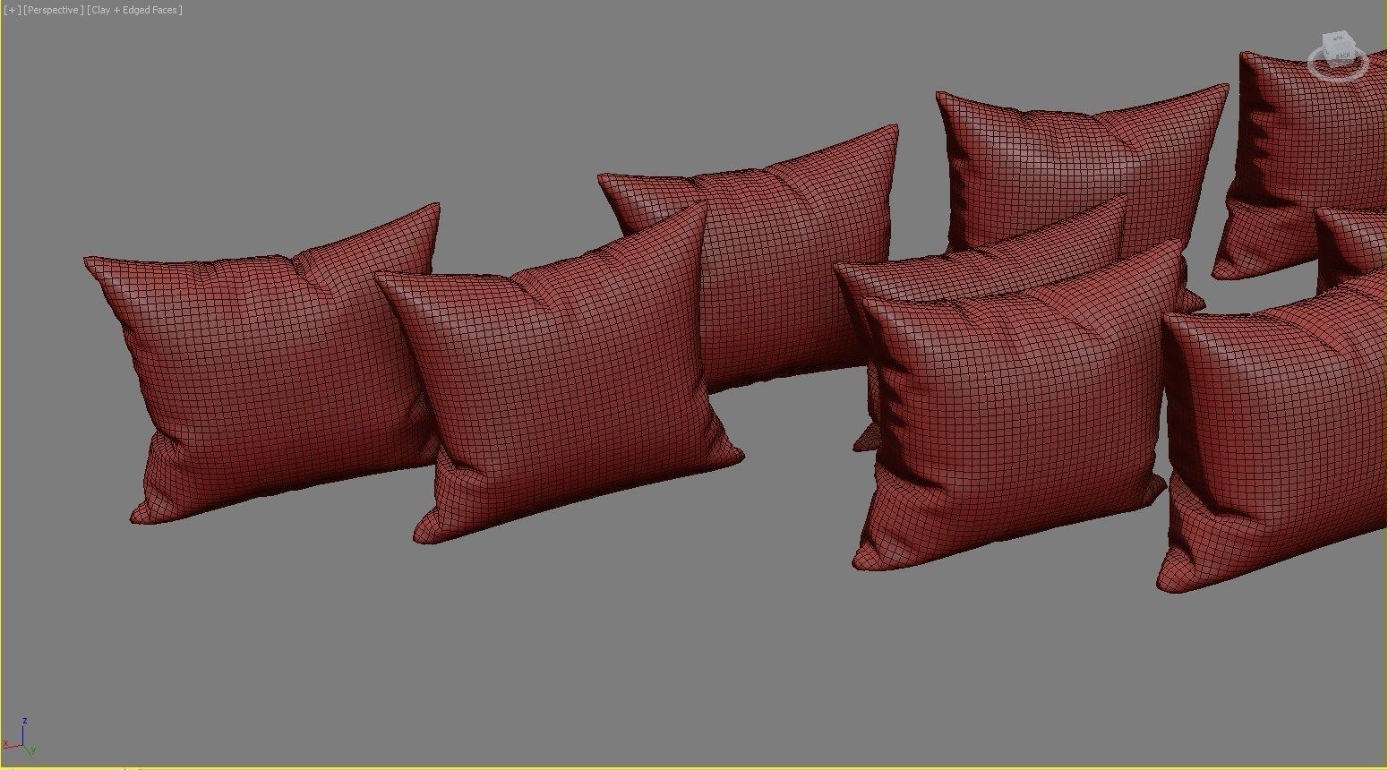 Decorative set pillow HM 3D model_15
