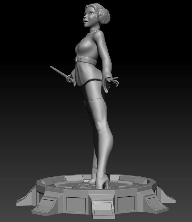 Princess Leia Organa 3D print model_3