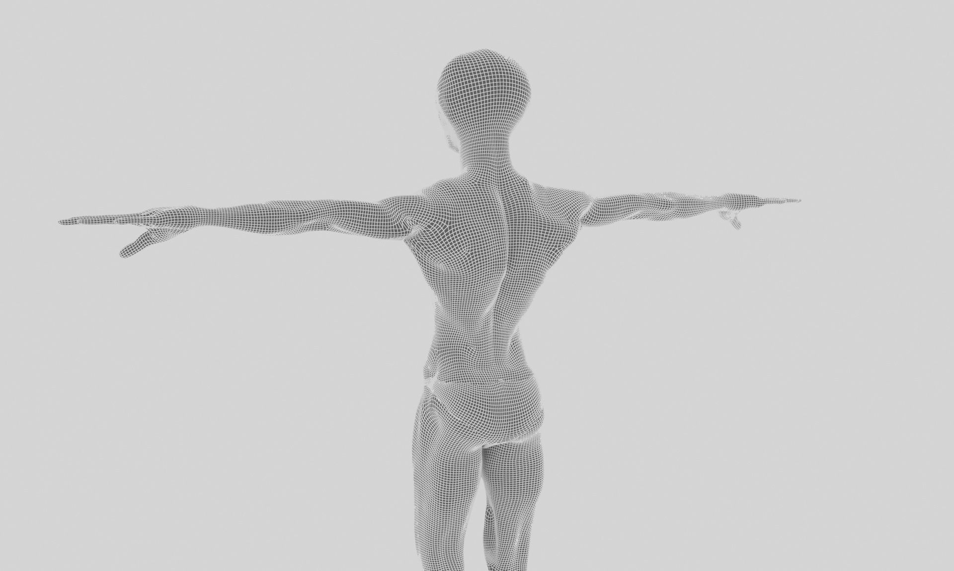 Monster 3 humanoid alien Low-poly 3D model_12