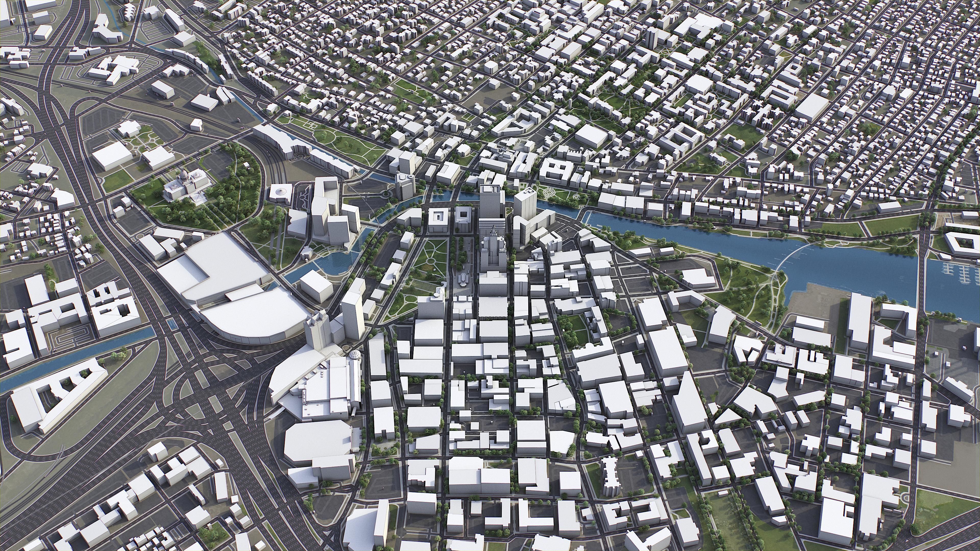 Providence  Low-poly 3D model_3