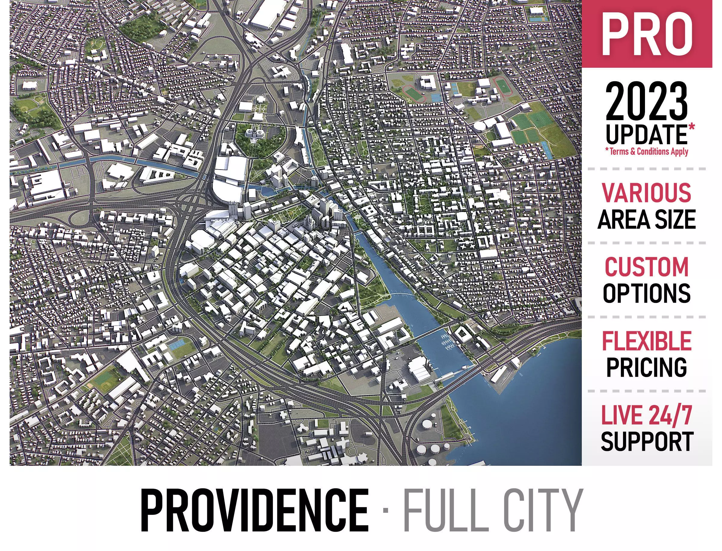 Providence  Low-poly 3D model_0