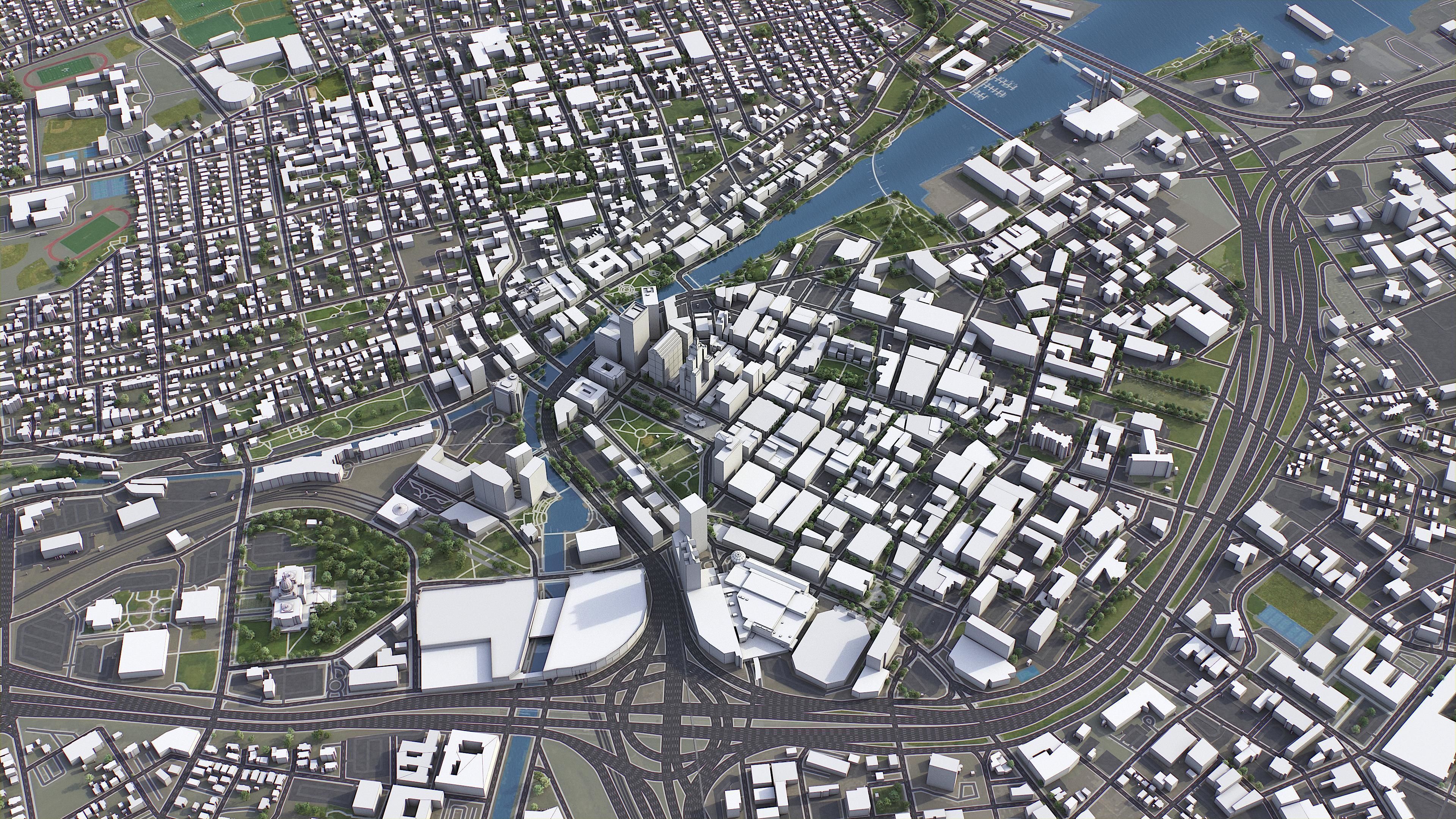 Providence  Low-poly 3D model_4