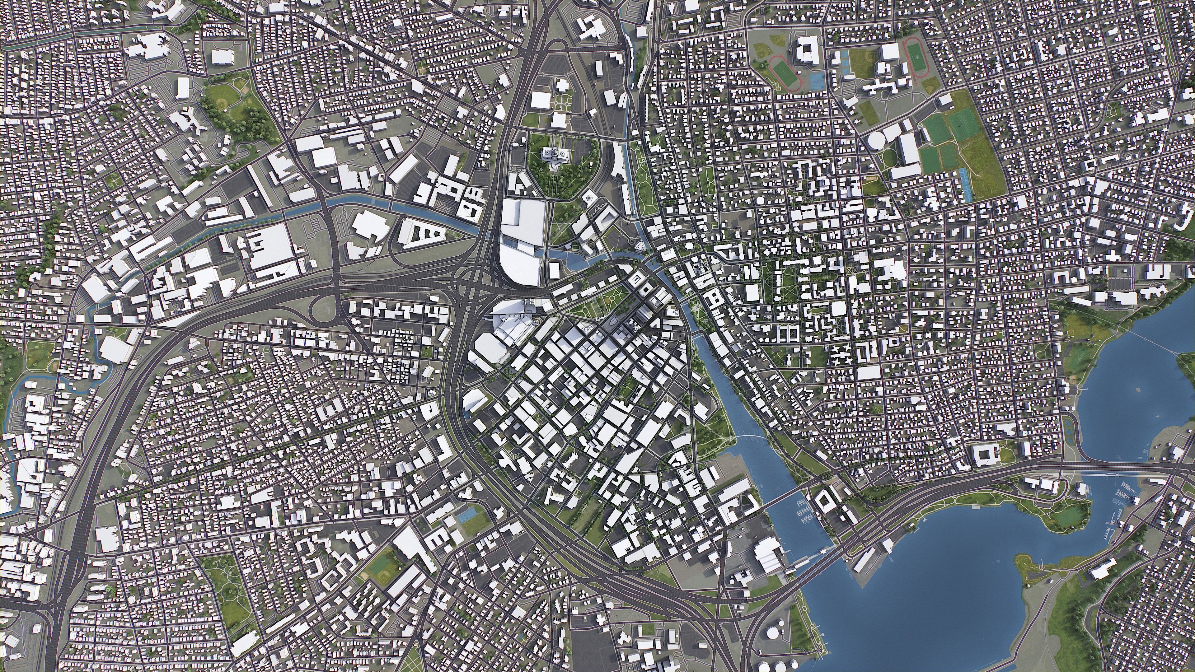 Providence  Low-poly 3D model_9