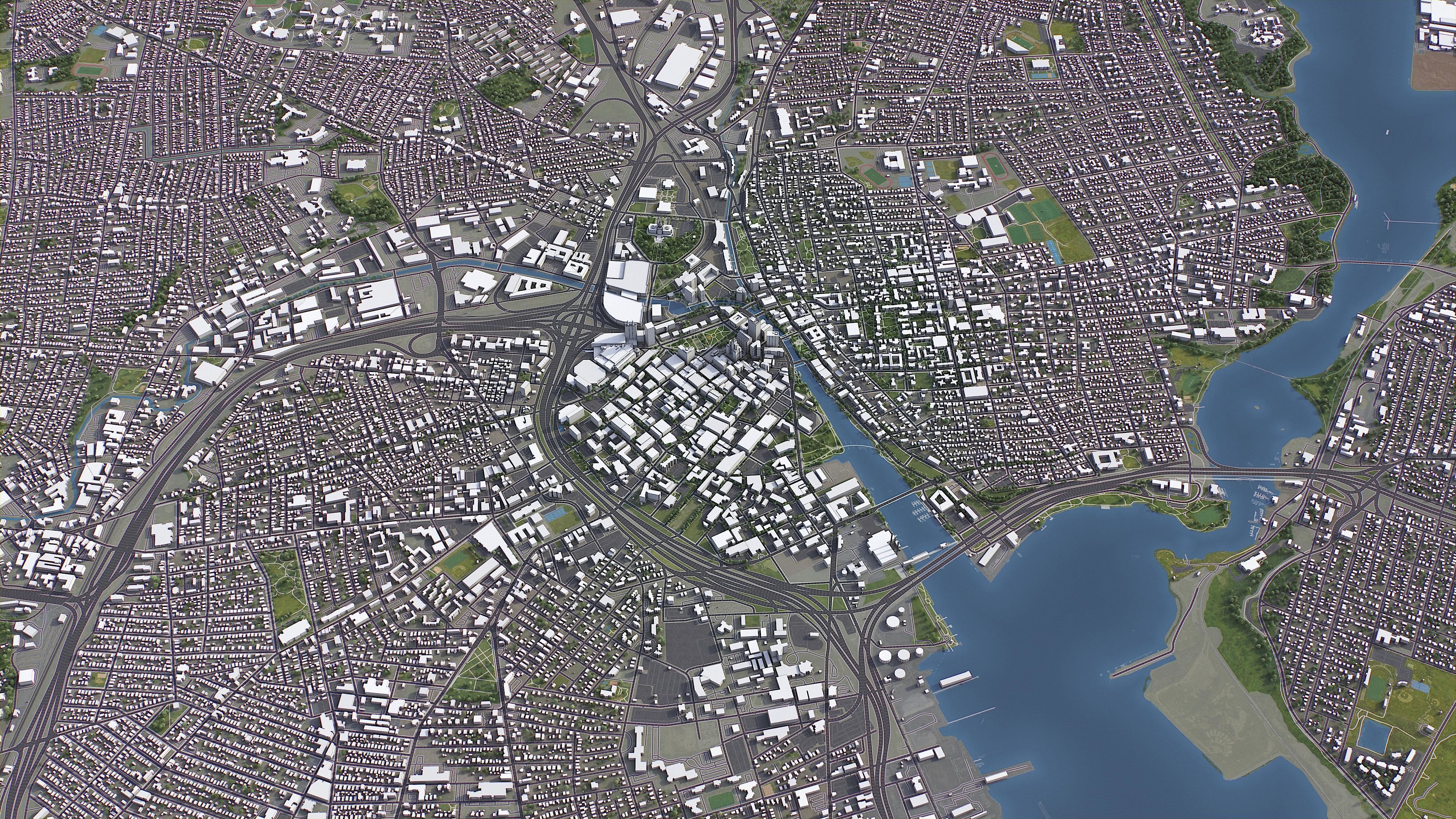 Providence  Low-poly 3D model_10