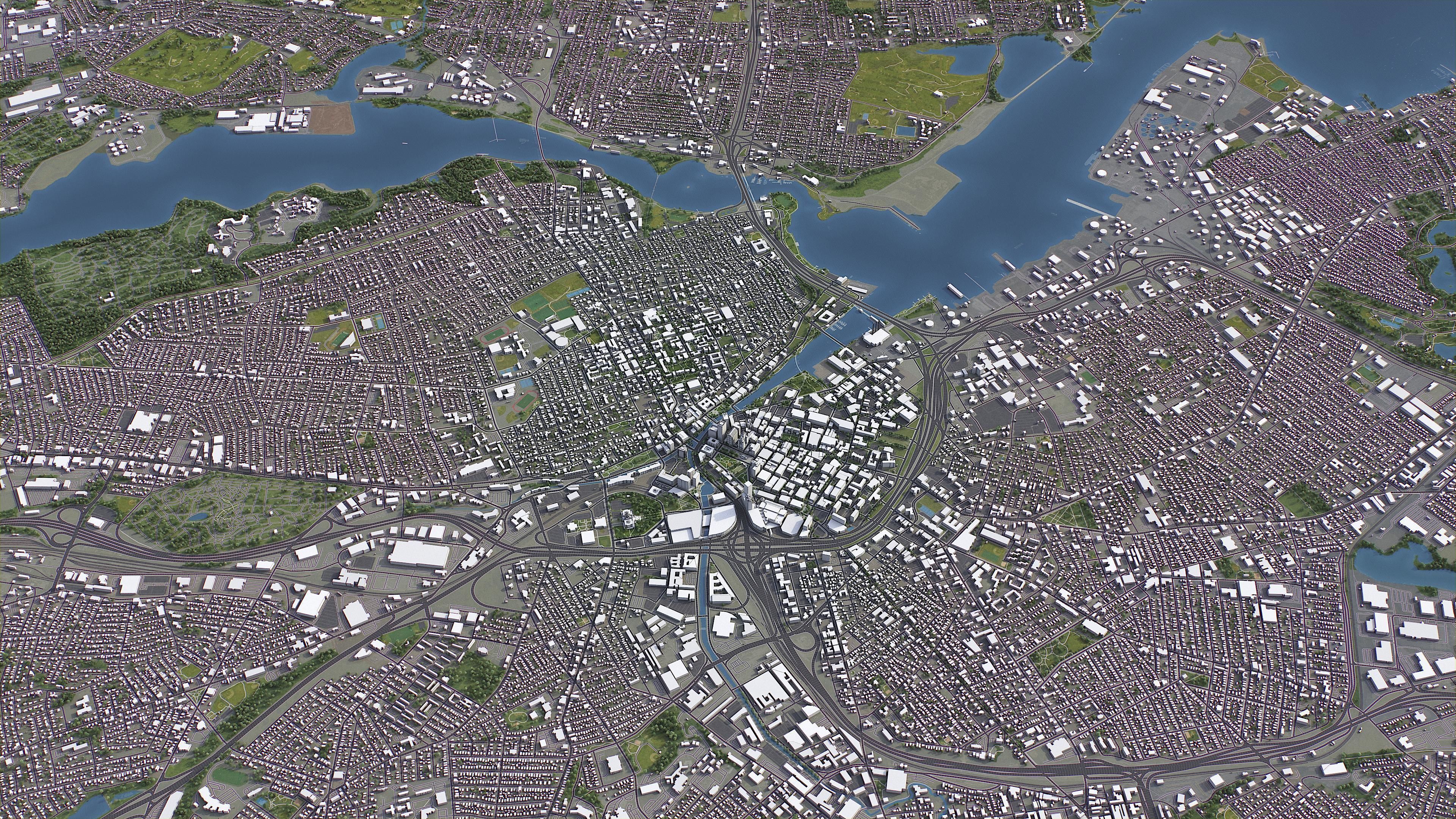 Providence  Low-poly 3D model_12