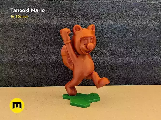 Tanooki Mario 3D print model