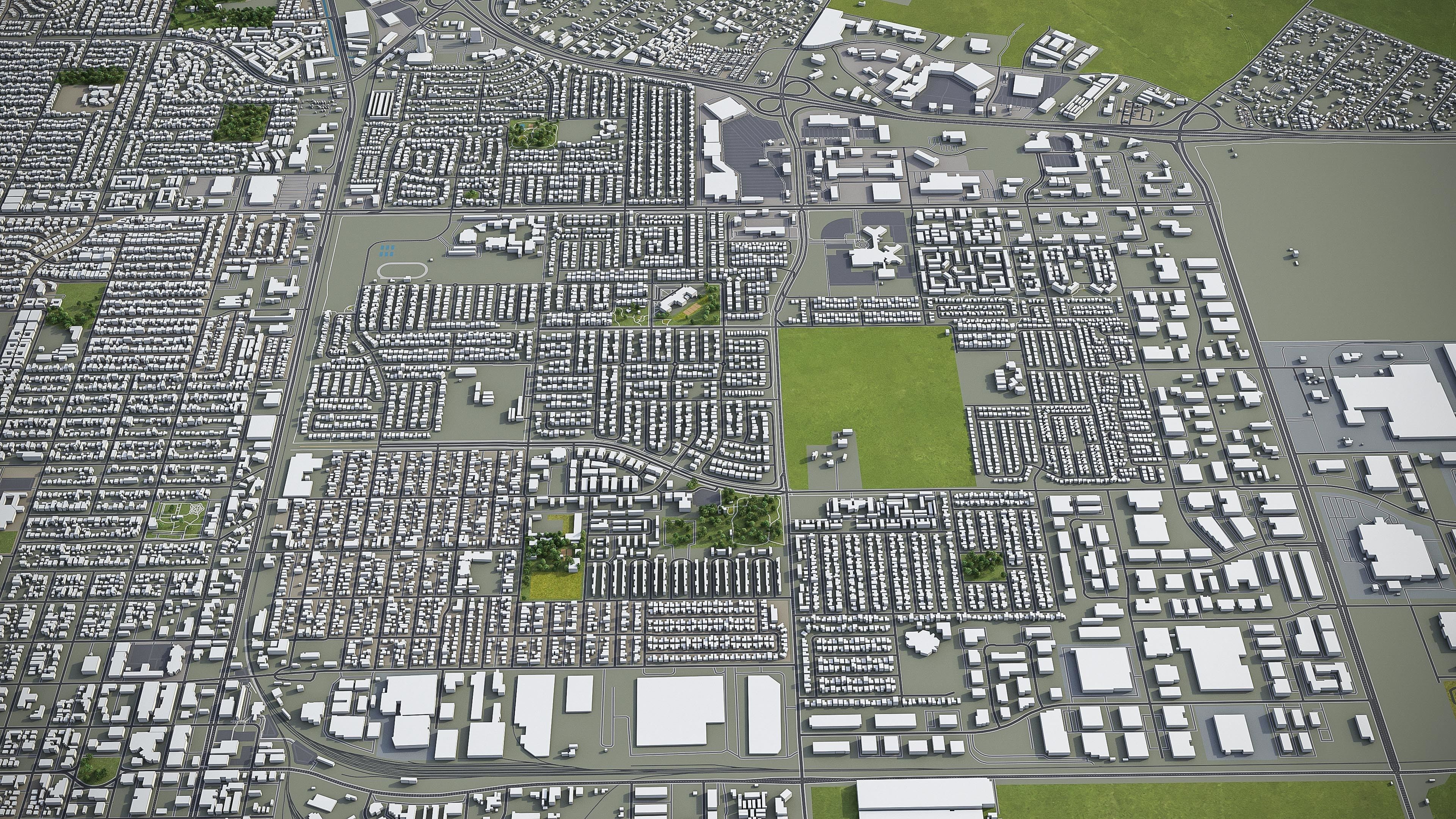 Oxnard  Low-poly 3D model_6