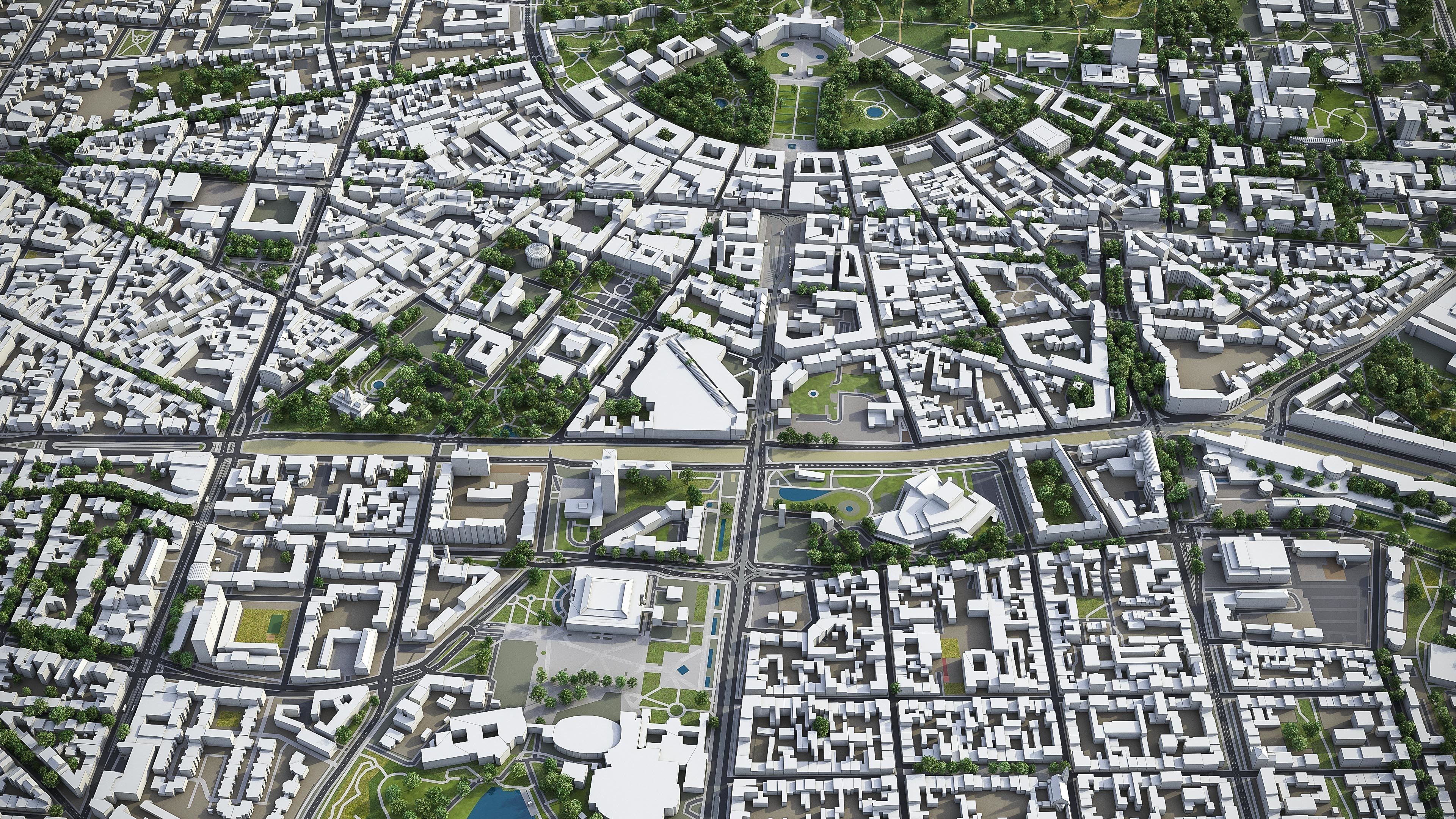 Karlsruhe Low-poly 3D model_4
