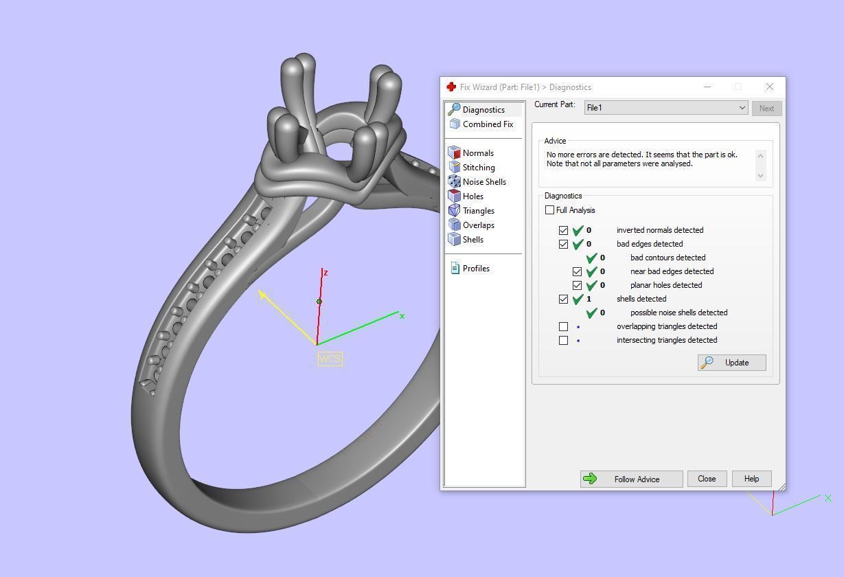 Engagement Crown Ring 3D print model_6