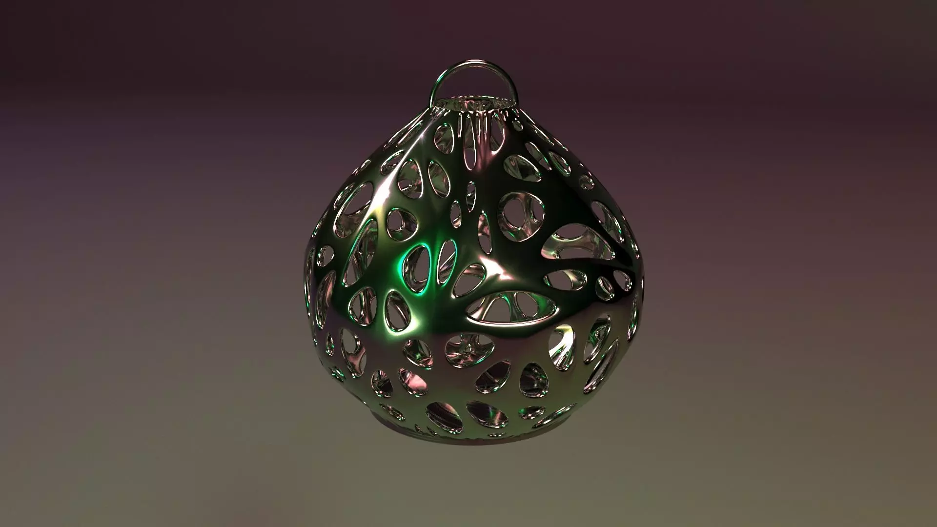 christmas ball 3D print model_0