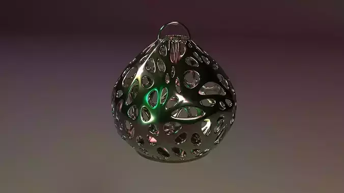 christmas ball 3D print model