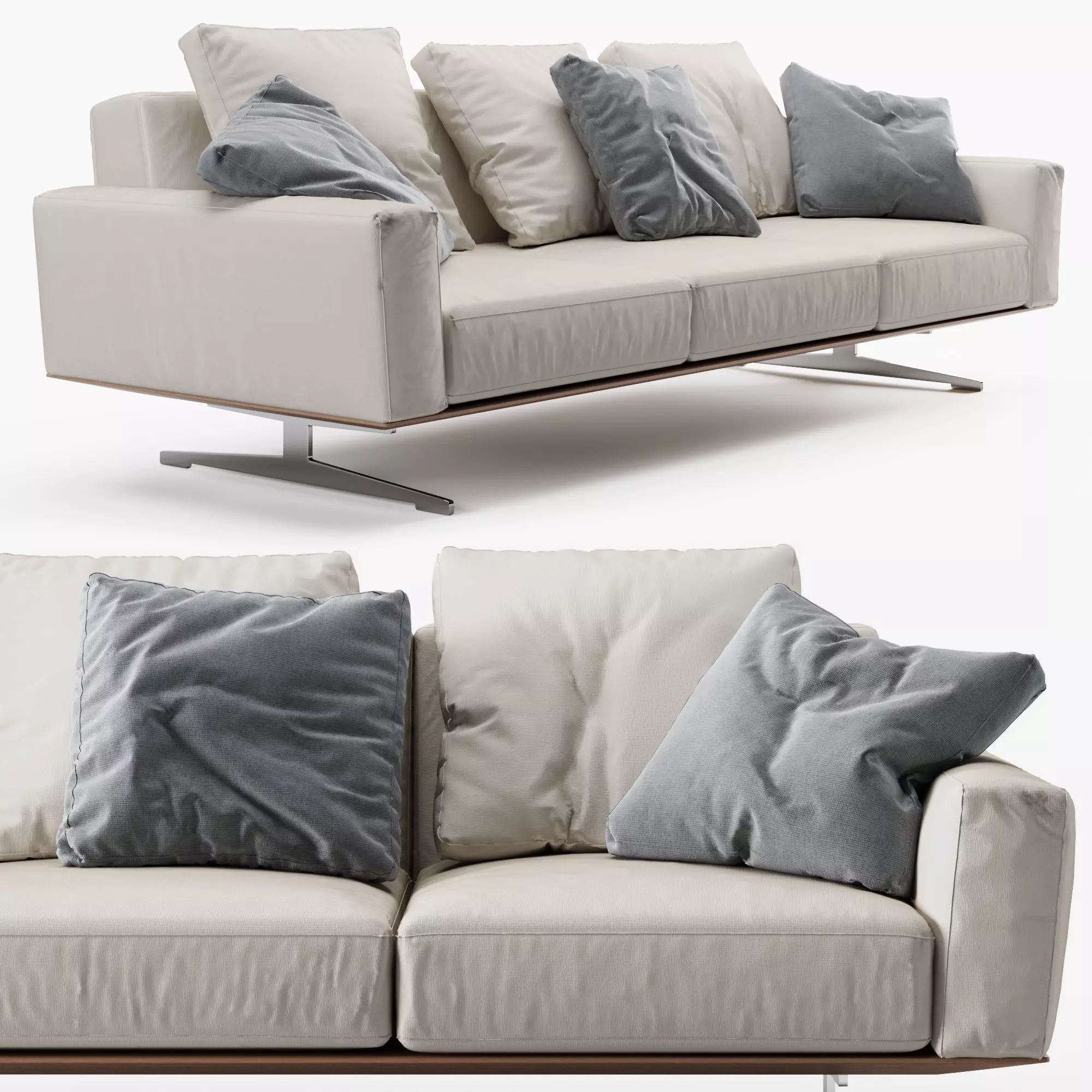 Flexform Soft Dream Sofa 3D model_0