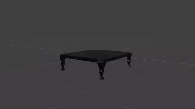 CoffeeTable Square Black Marble