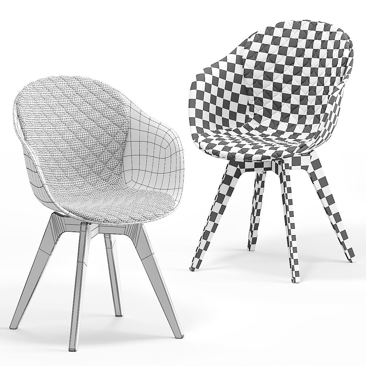 BoConcept ADELAIDE chair 3D model_4