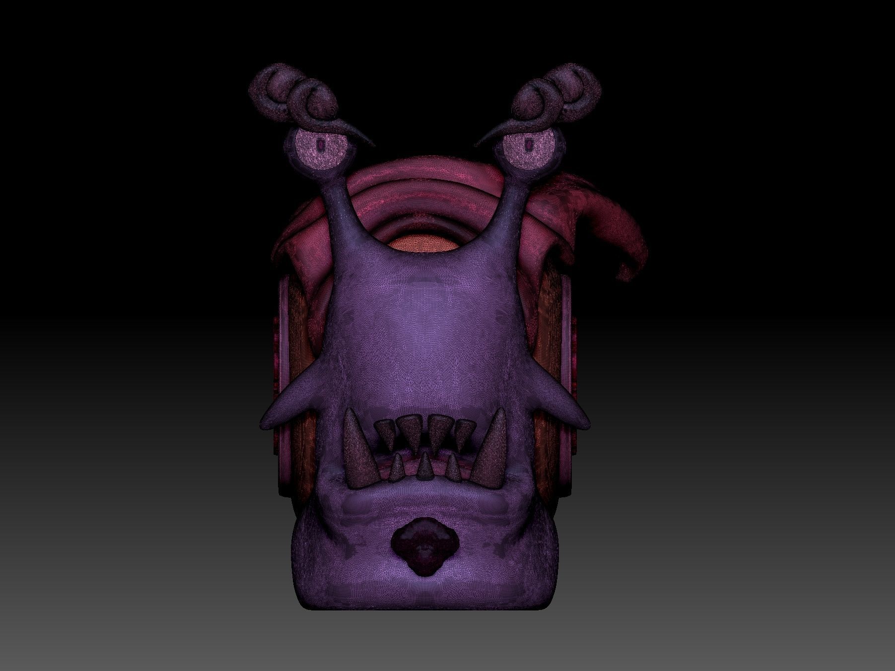 Denden mushi jimbe 3D print model_8