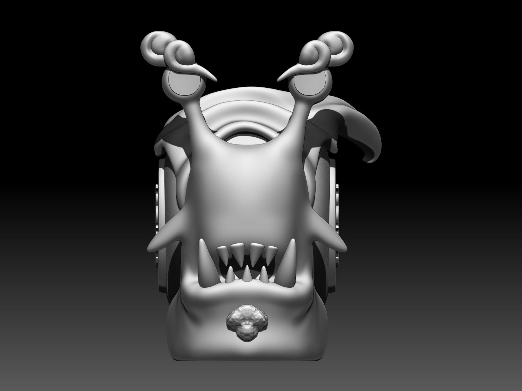 Denden mushi jimbe 3D print model_7