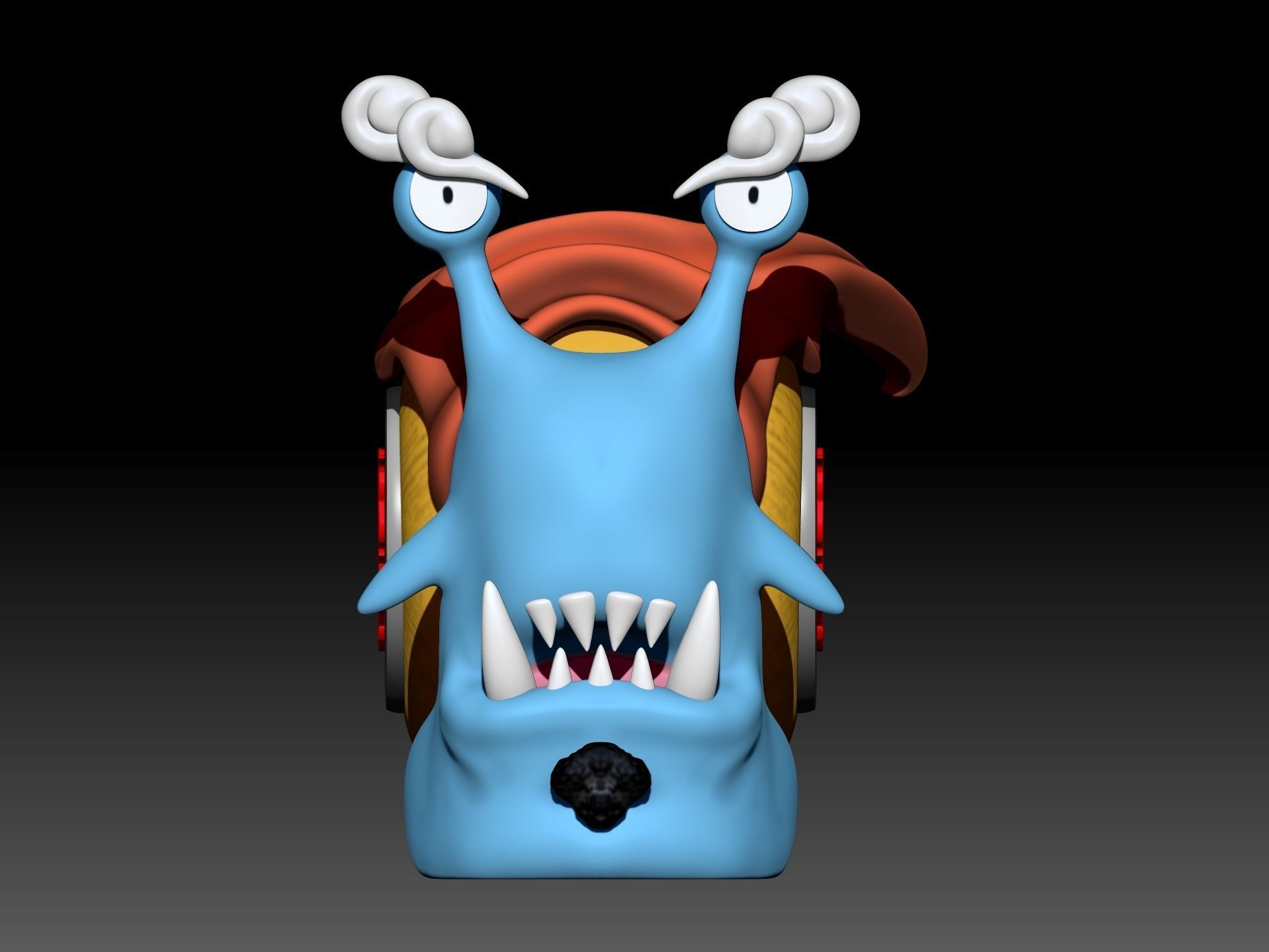 Denden mushi jimbe 3D print model_1