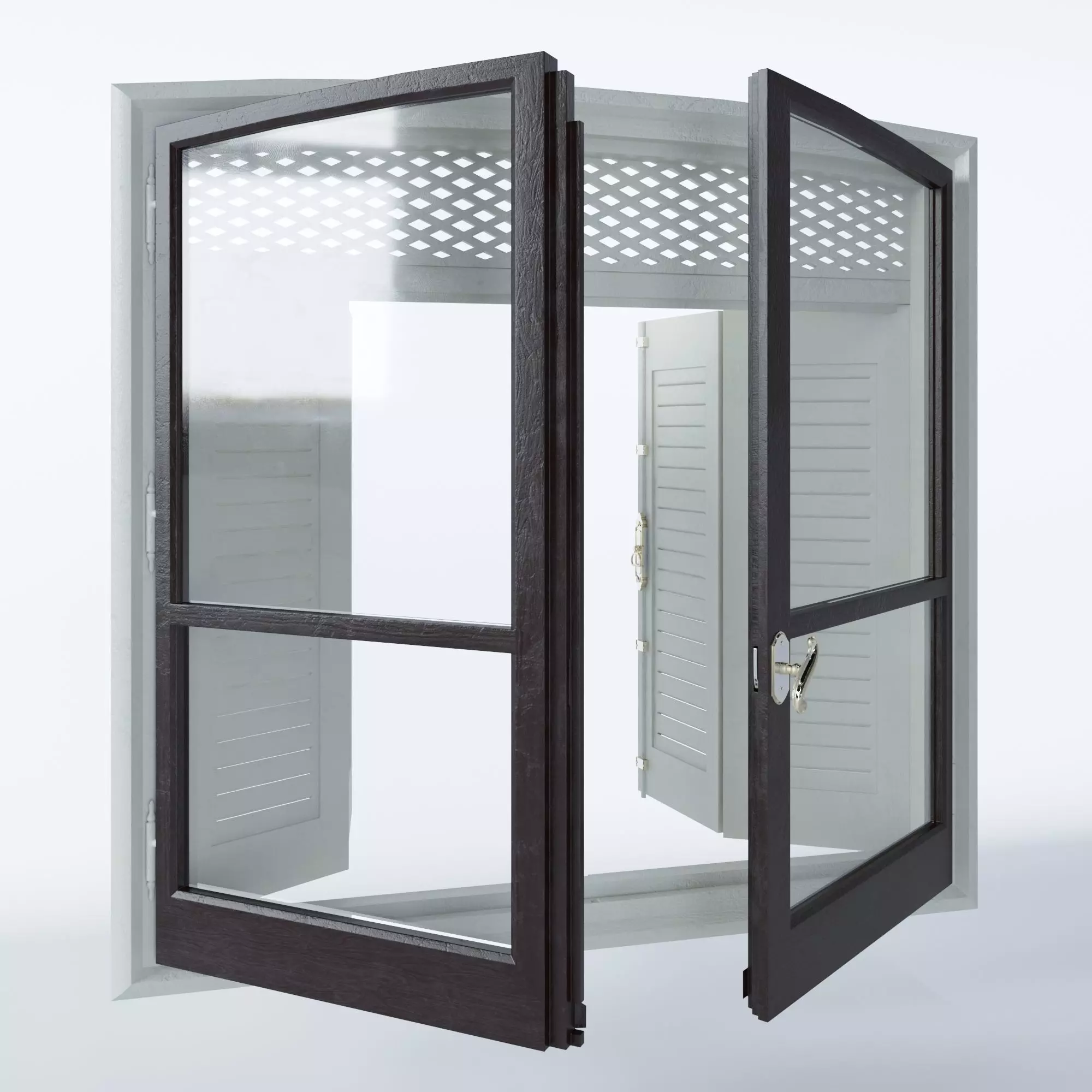 Classic Window 3D model_0