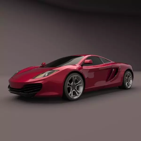 McLaren MP4-12C 2011 supercar 3D model_0