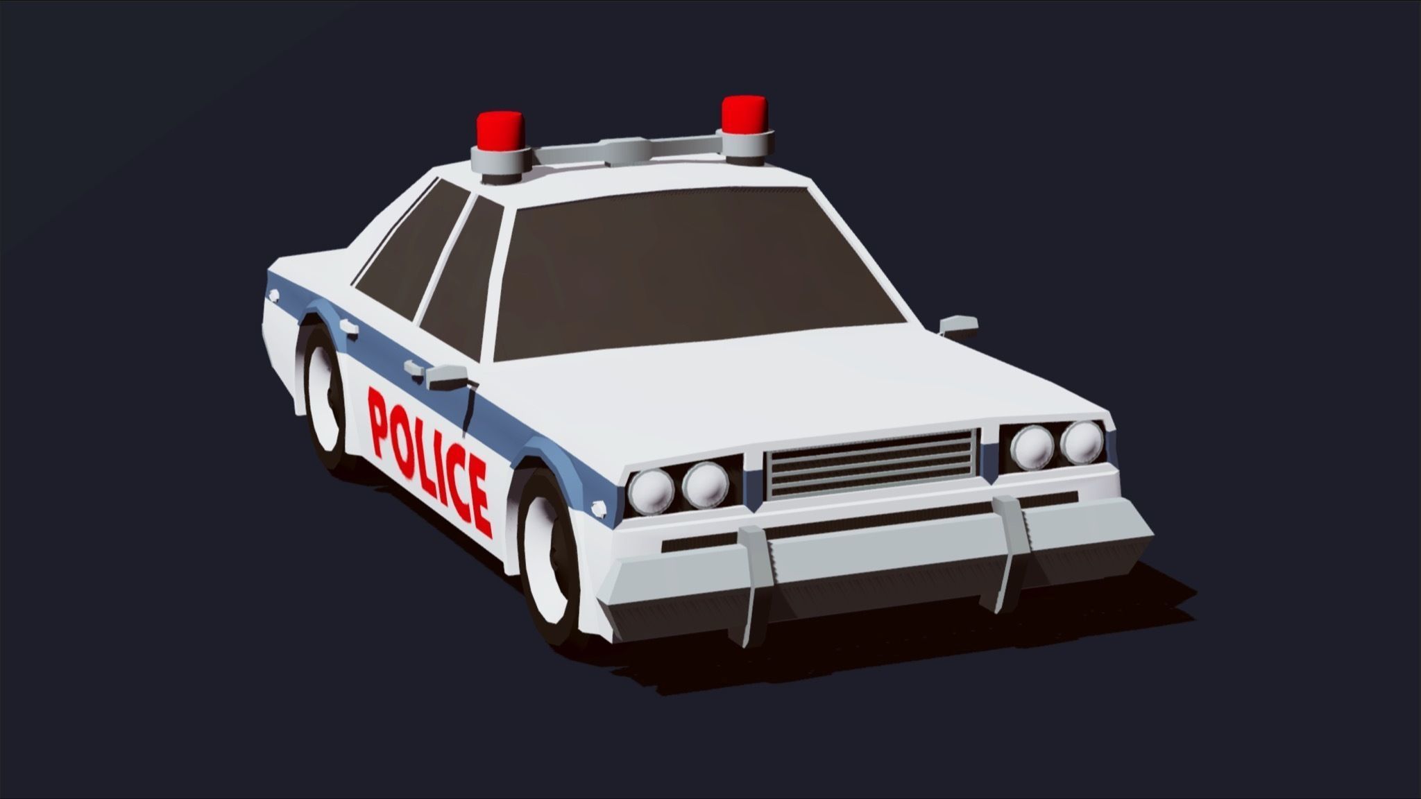 Cartoon Vehicles  Low Poly Cars FREE Free low-poly 3D model_8