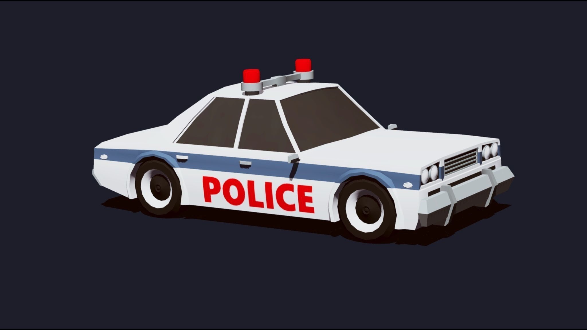 Cartoon Vehicles  Low Poly Cars FREE Free low-poly 3D model_7