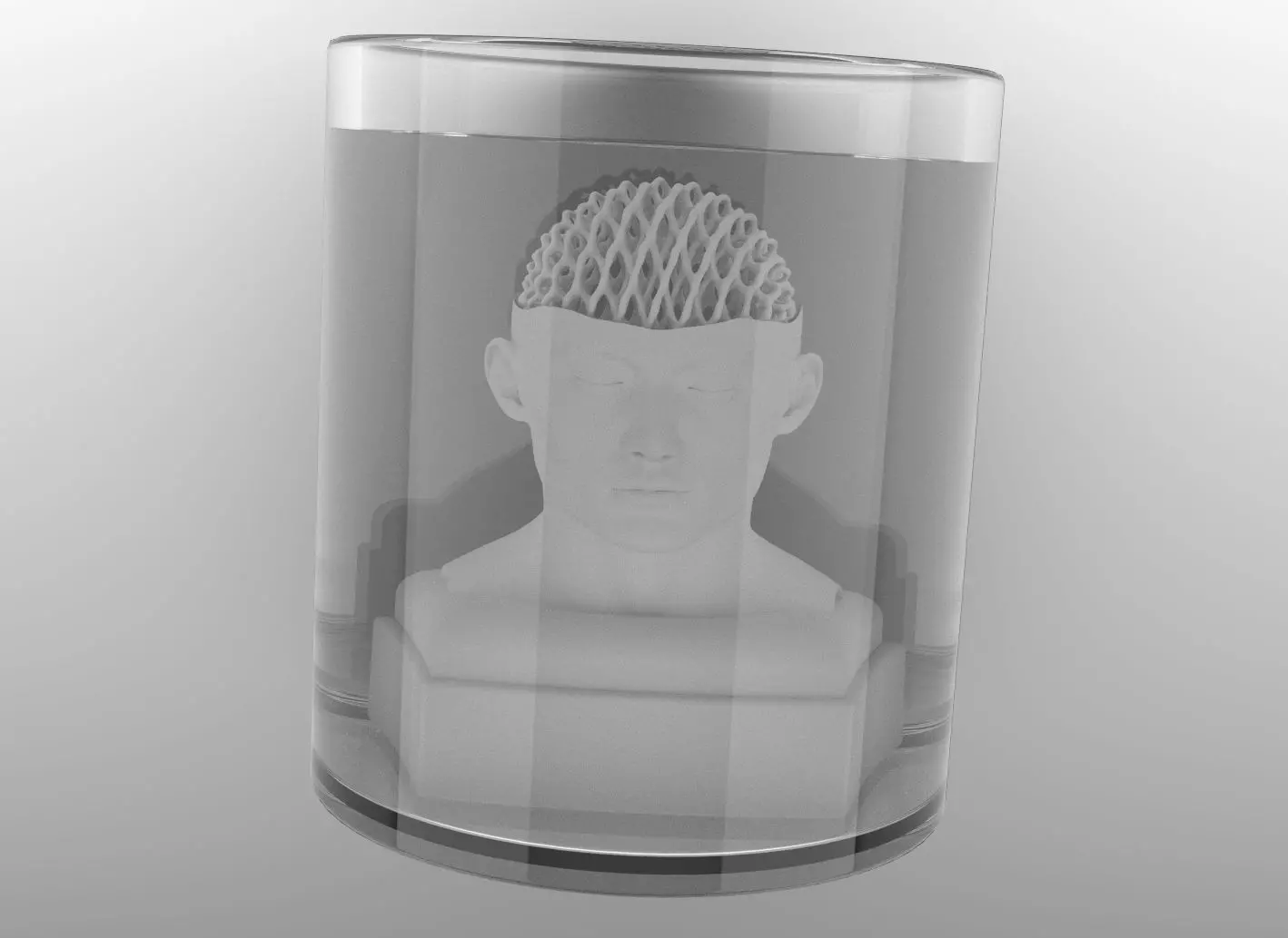 Coral Head in Vat Free 3D model