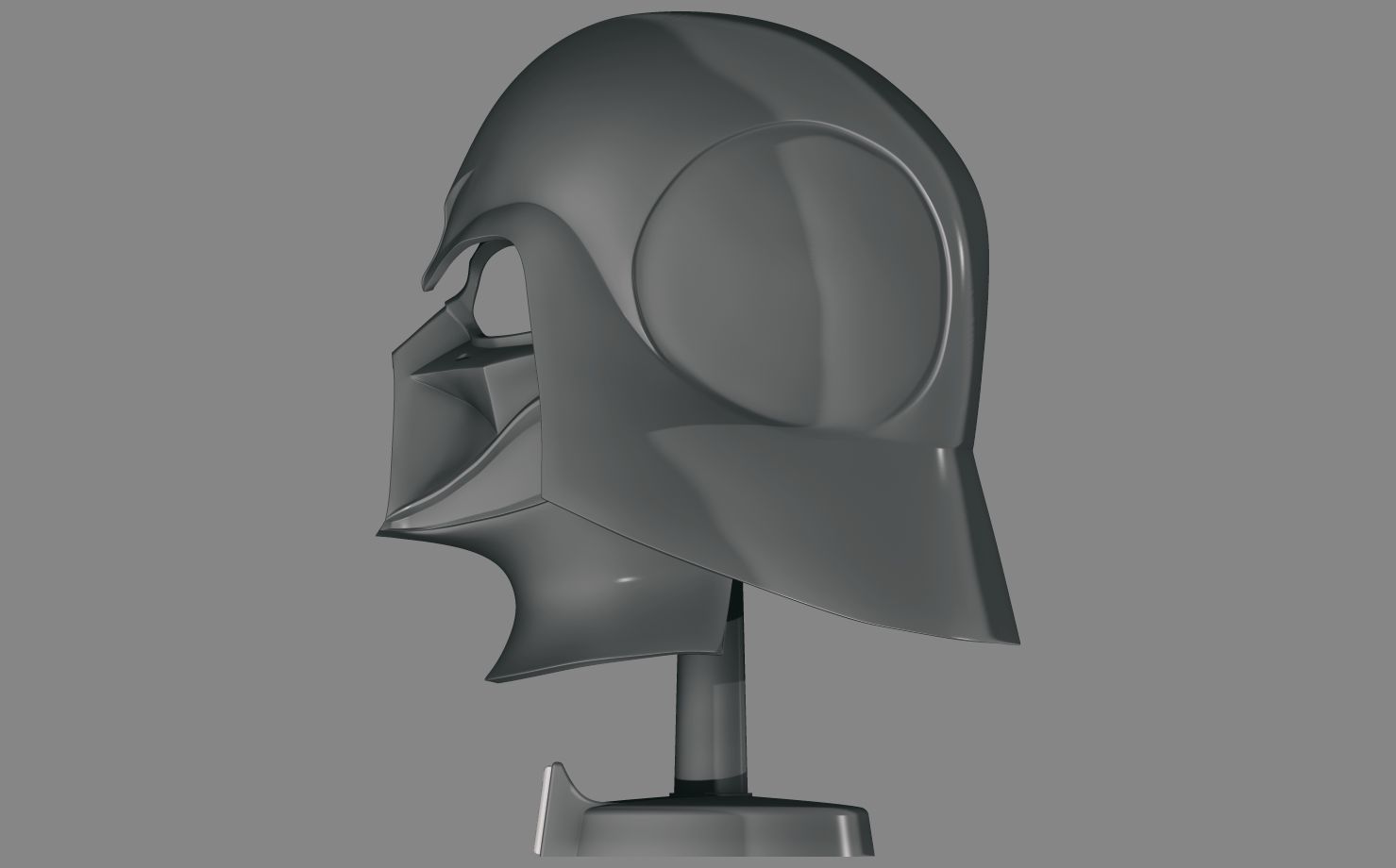 Helmet Life size Darth Vader Concept Ralph Mcquarrie 3D model 3D printable | CGTrader
