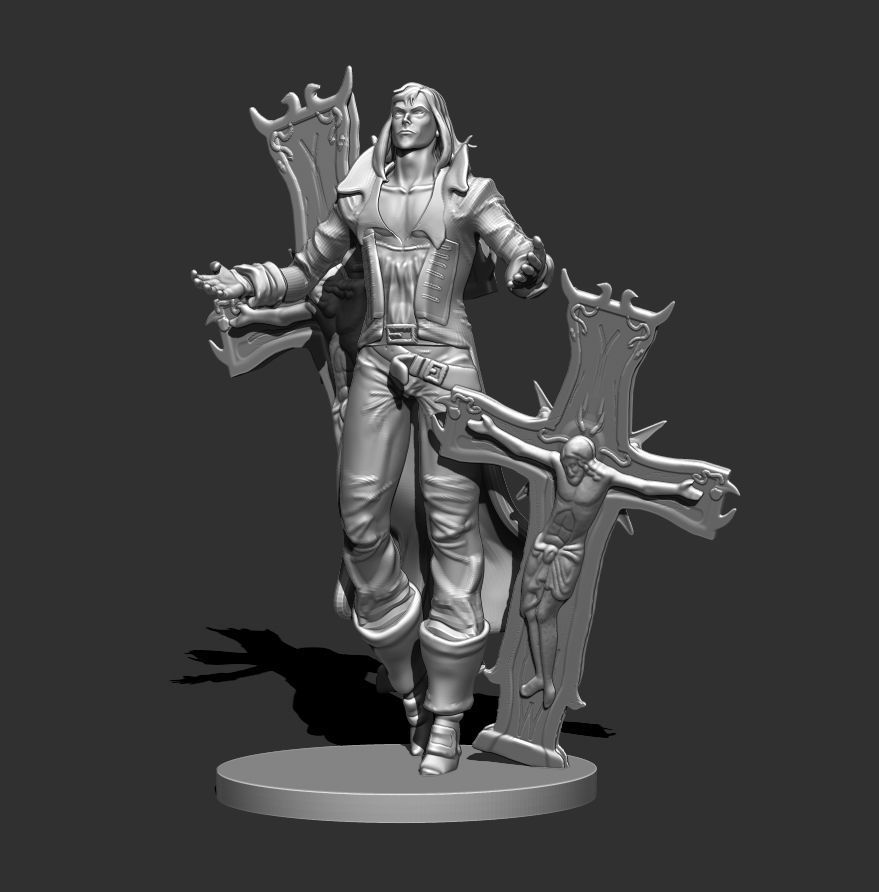 Richter from Castlevania  3D print model_3