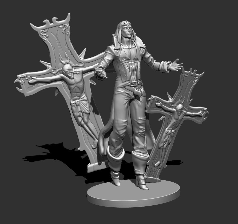 Richter from Castlevania  3D print model_4