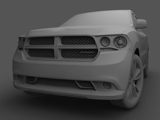 Dodge Durango 2011 3D model_4