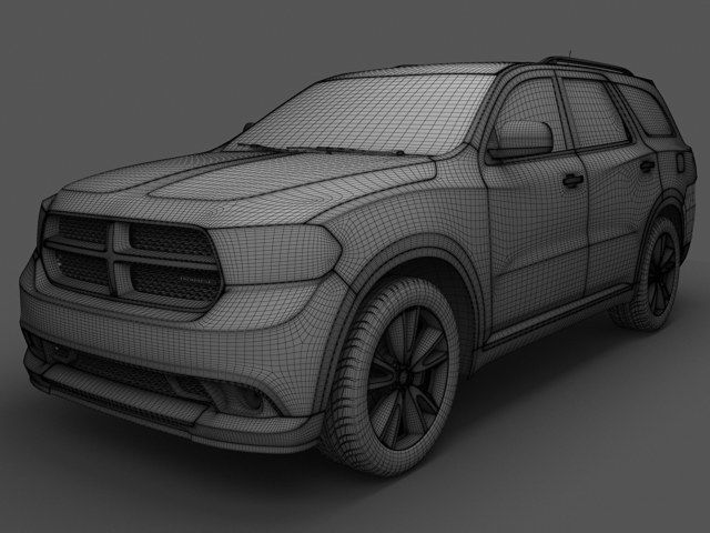 Dodge Durango 2011 3D model_7