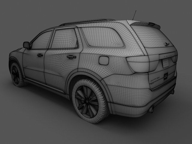 Dodge Durango 2011 3D model_9