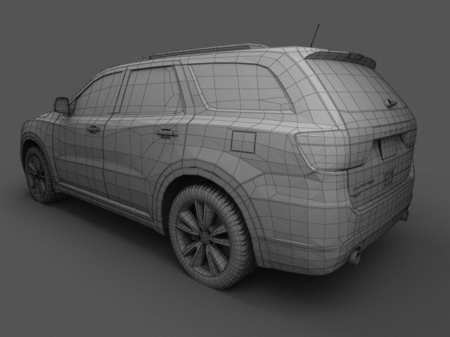 Dodge Durango 2011 3D model_10