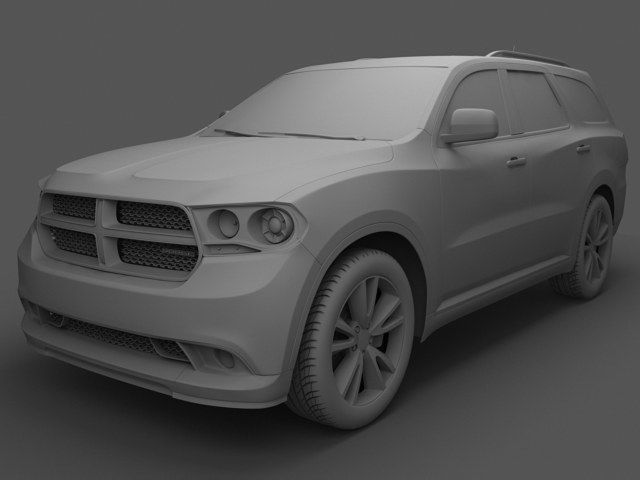 Dodge Durango 2011 3D model_3