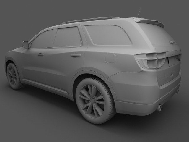Dodge Durango 2011 3D model_6