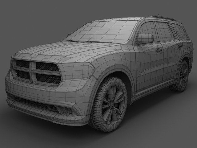 Dodge Durango 2011 3D model_8