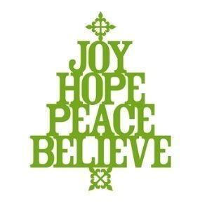 christmas ornament joy tree 3D print model_1